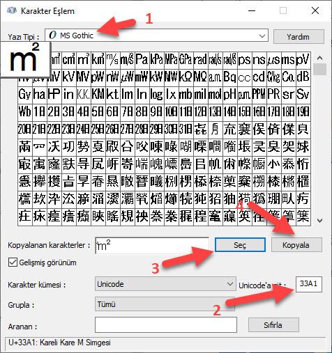 Klavye De Metre Kare M Isareti Nasil Yapilir Windows Bilgisayar Excel Word Teknolib