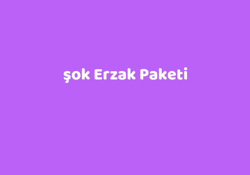 Şok Erzak Paketi